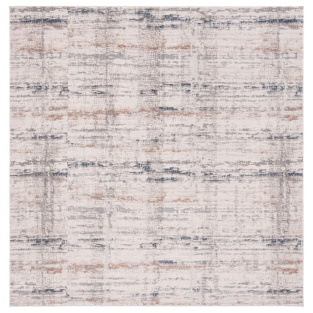 Safavieh Invista 6"7" Square Cream and Grey Area Rug, , large