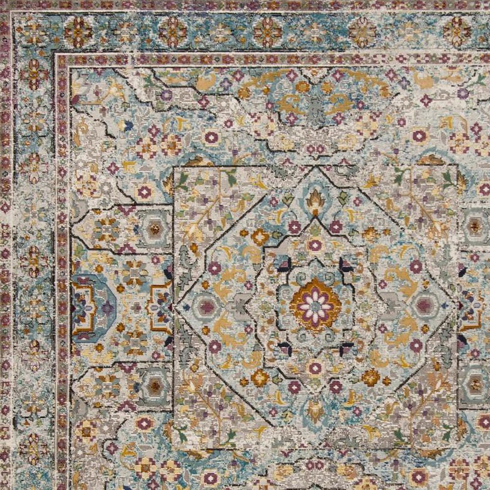 Safavieh Aria ARA199C 6&#39;6&quot; Square Cream and Blue Area Rug, , large