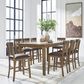 Ashley Urbinforte Counter Height Table in Light Brown - Table Only, , large