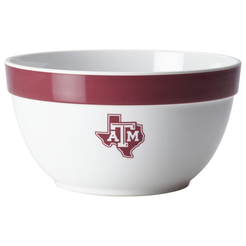 Texas A&M University 4.75-Quart Big Party Bowl in White, , large