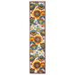 Nourison Aloha 2"3" x 12" Bright Blue, Neutral Ivory, Yellow and Red Indoor/Outdoor Runner, , large
