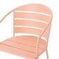 Hearth and Haven Santa Monica 3-Piece Outdoor Bistro Set in Coral, , large