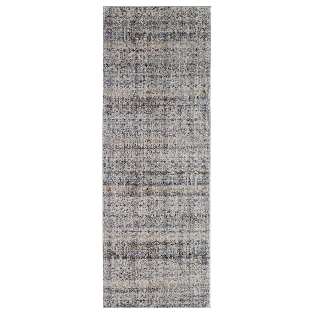 Feizy Kaia 3" x 12" Gray Runner, , large