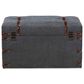 Baxton Studio Palma Storage Trunk Ottoman in Grey, , large