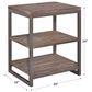 Homestyles Barnside Metro Night Stand in Grey, , large