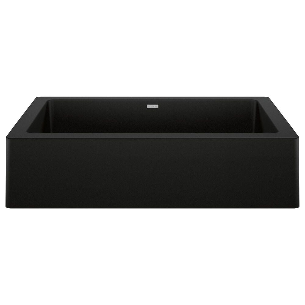 Blanco Vintera 30&quot; Super Single Apron Farmhouse Sink in Coal Black, , large