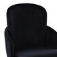 Lumisource Dahlia Dining Arm Chair with Black Velvet Cushion in Gold (Set of 2), , large