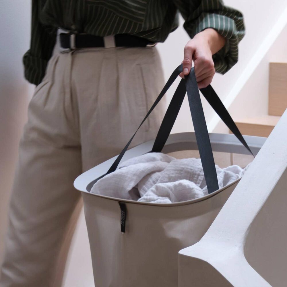 Joseph Joseph Tota One 60L Laundry Separation Basket in Ecru, , large