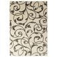 Central Oriental Terrace Tropic Macala 8"8" x 11"10" Snow and Stone Area Rug, , large