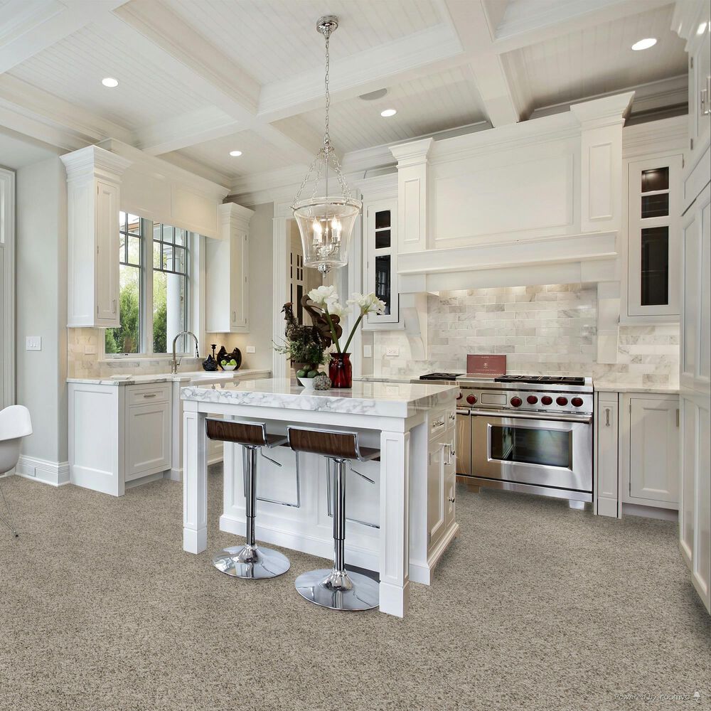 Mohawk Purrsonality III Carpet in Oyster, , large
