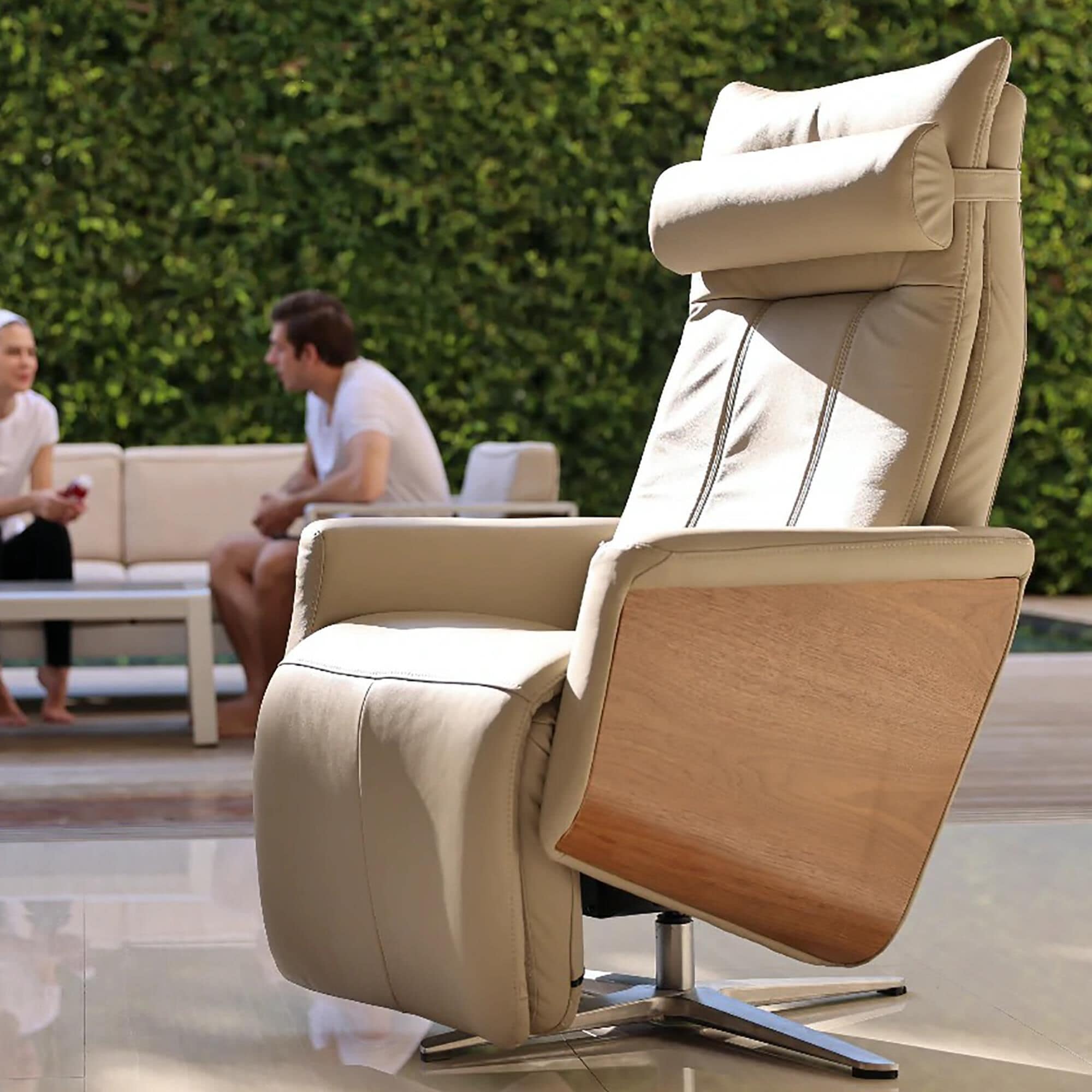 Leather anti best sale gravity chair