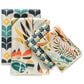 Werkshoppe Colorful Leaves All Purpose Towel in Blue and Multicolor (Set of 4), , large