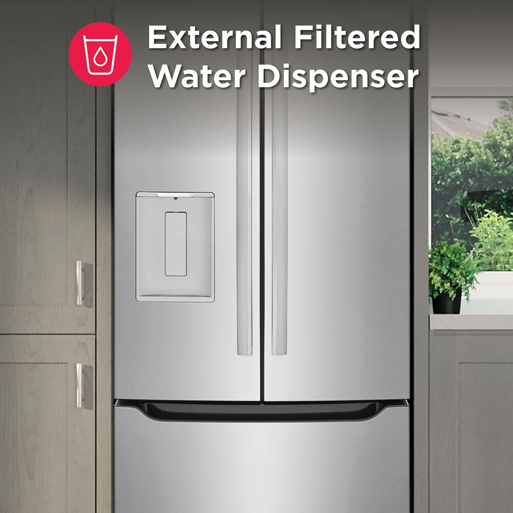Frigidaire Gallery 20 Cu. Ft. Standard-Depth French Door Refrigerator in Stainless Steel, , large