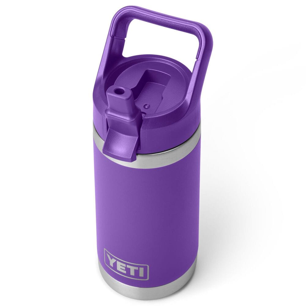 YETI Rambler Jr 12 Oz Kids Water Bottle with Color-Matched Straw Cap in Pace Purple, , large