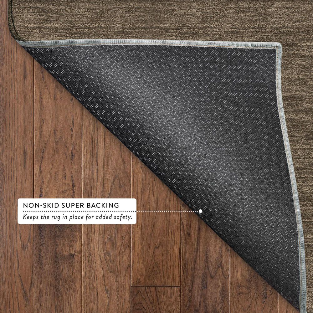 Dalyn Rug Company Soft Essentials Solid Chocolate 8' x 10' Area Rug, , large