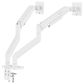 MSI Dual-Arm Monitor Mount for 17 to 45" Displays in Matte White, , large