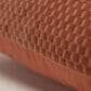 Rizzy Home 20" x 20" Geometric Down Filled Throw Pillow in Terra Cotta, , large