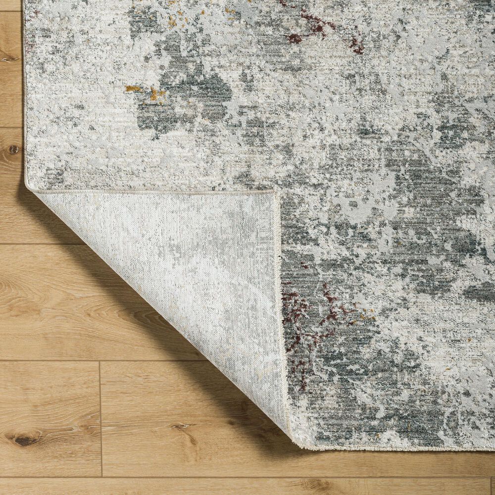 Surya Dresden White, Gray, Medium Gray, Light Slate, Rust and Mustard 12&#39; x 15&#39; Area Rug, , large