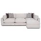Moore Furniture Dreamscape Pollock 4-Piece Stationary L-Shaped Reversible Sectional in Linwood Linen, , large