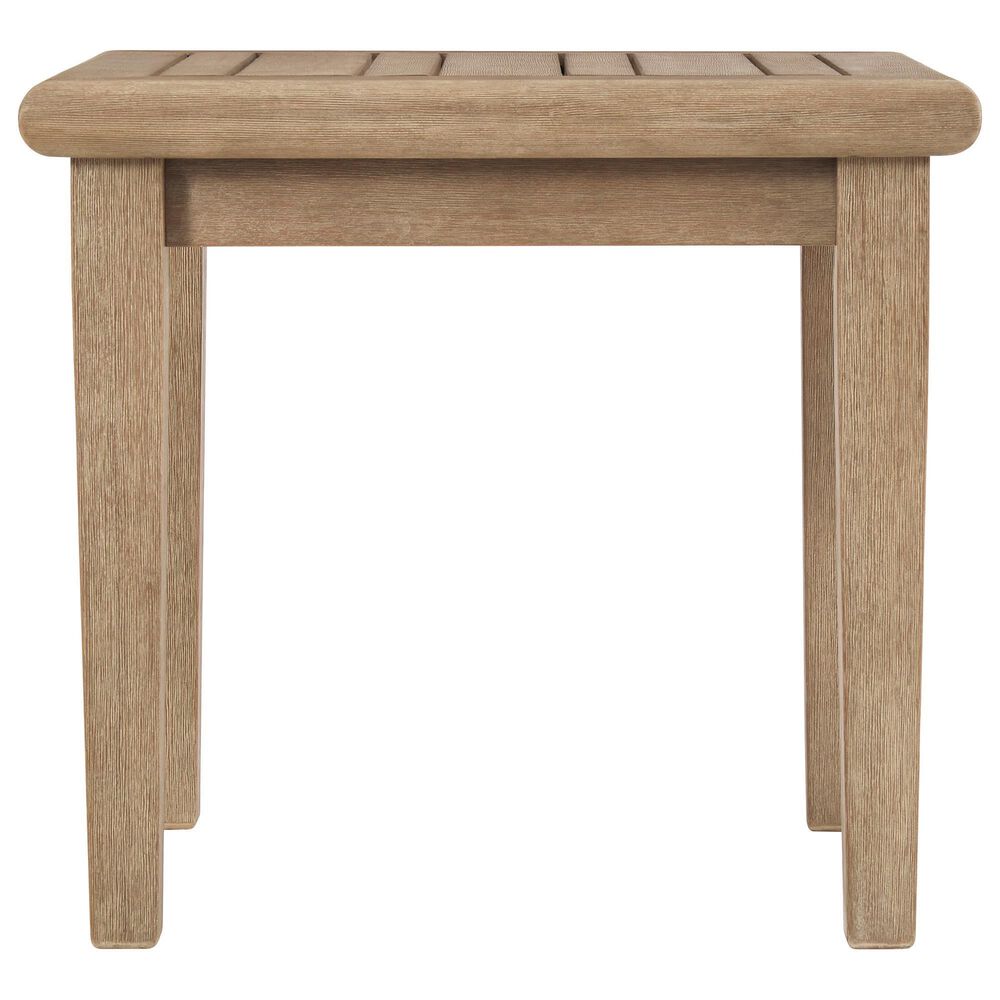 Ashley Gerianne Square End Table in Grayish Brown, , large
