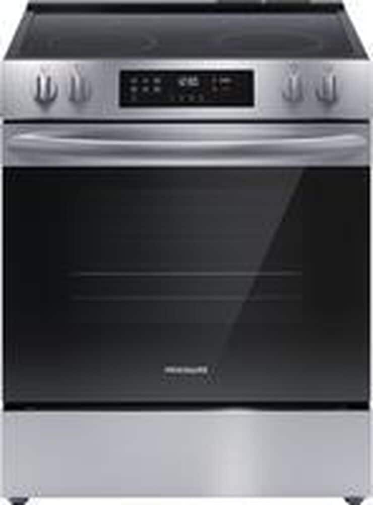 Frigidaire 30" Front Control Electric Range in Stainless Steel, , large