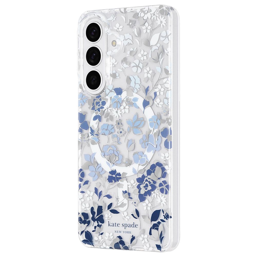Kate Spade Protective Case with Magnet for Samsung Galaxy S26 in Flowerbed Blue, , large