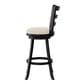 The Monday Company Laymon Swivel Bar Height Stool in Black and Beige, , large