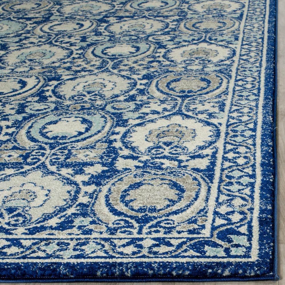 Safavieh Evoke EVK251C 2&#39;2&quot; x 4&#39; Blue and Ivory Scatter Rug, , large