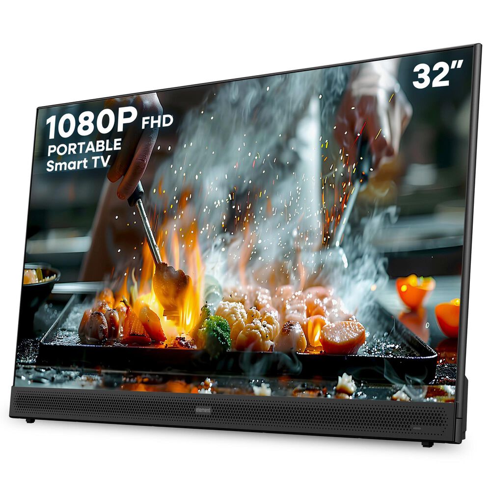 Element 32" Class 1080P FHD Portable in Black - Smart Google TV, , large