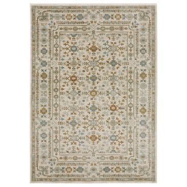 Oriental Weavers Maeve Ivory and Blue 7"10" x 10"10" Area Rug, , large