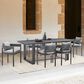 Blue River Argiope 7-Piece Patio Dining Set in Dark Grey, , large