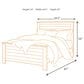 Ashley Willowton 5-Piece Queen Panel Bedroom Set in Whitewash, , large