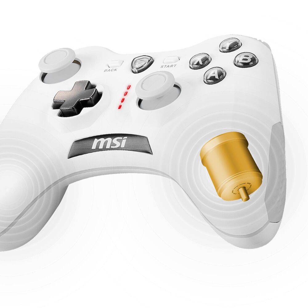 MSI Force GC30 V2 Wireless Gaming Controller in White, , large