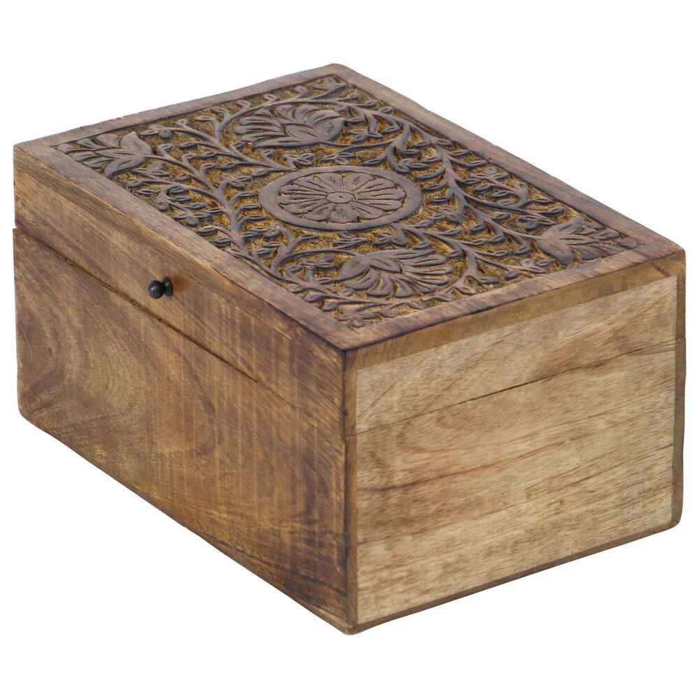 Maple and Jade Rustic Box in Natural Oak &#40;Set of 3&#41;, , large