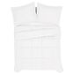 Pem America London Fog Garment Wash 3-Piece Full/Queen Comforter Set in White, , large