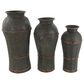 Maple and Jade Rustic Vase in Distressed Brown (Set of 3), , large