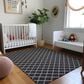 Dalyn Rug Company York 5" x 7"6" Black Indoor/Outdoor Area Rug, , large