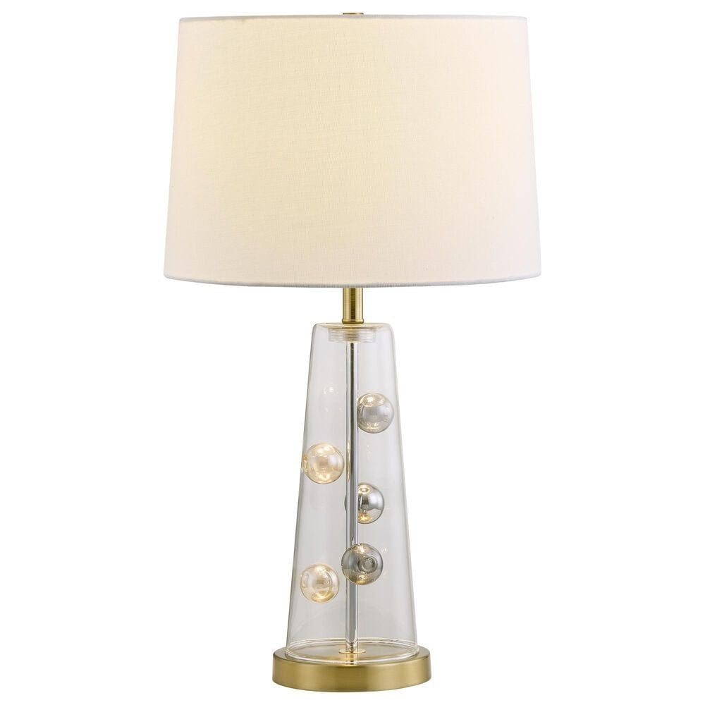 Anthony California 26" Metal Table Lamp in Sand Brass, , large