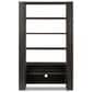 Four Hands Fisher 6-Shelf Bookcase in Smoked Black, , large