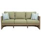 Ashley Serena Shores Patio Sofa in Green, , large