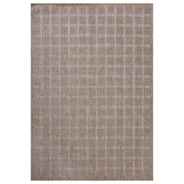 Amber Lewis x Loloi Topanga 3"11" x 5"11" Natural and Bone Indoor/Outdoor Area Rug, , large