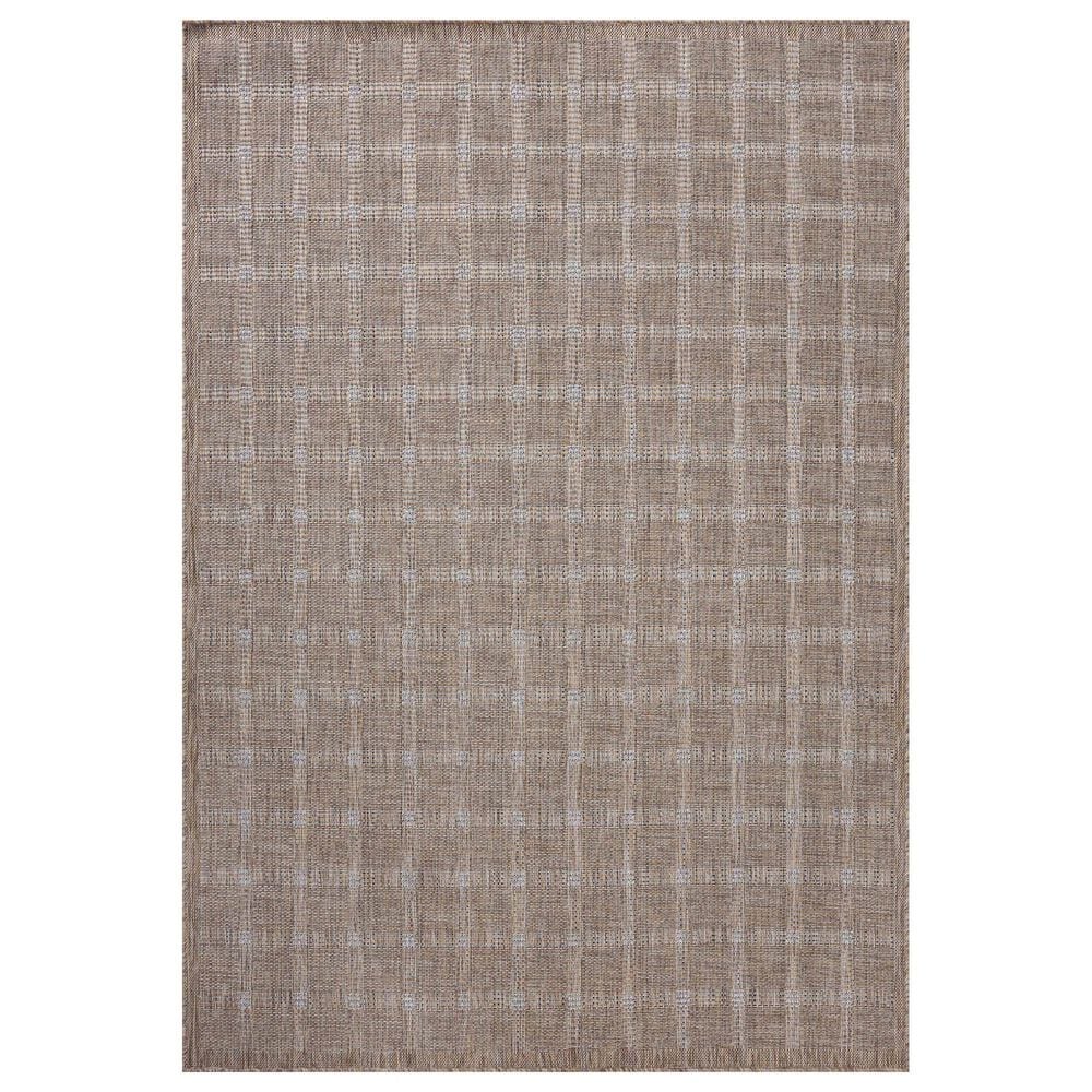 Amber Lewis x Loloi Topanga 3"11" x 5"11" Natural and Bone Indoor/Outdoor Area Rug, , large