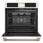 Cafe Professional Series 5 Cu. Ft. Smart Built-In Convection Single Wall Oven in Matte White, , large