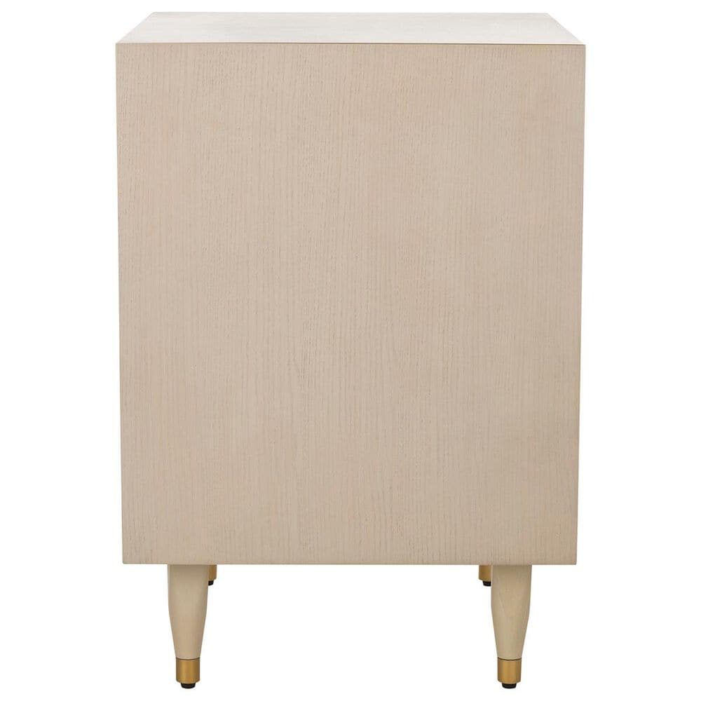 Safavieh Broderick Nightstand in White Gold, , large