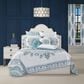 J. Queen New York Afton 3-Piece King/California King Quilt Set in Blue and White, , large