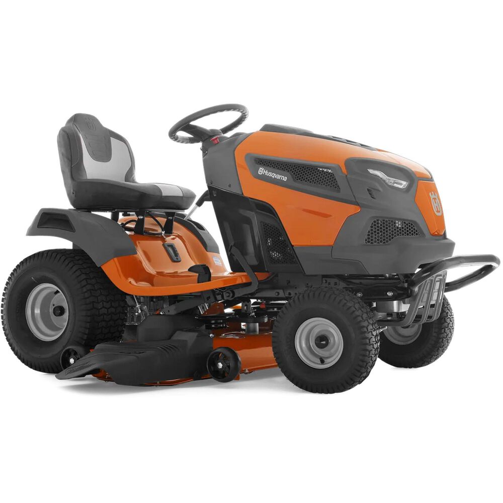 Husqvarna 100-Series 48" Riding Lawn Tractor with Briggs and Stratton Engine in Orange, , large