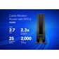 NETGEAR Nighthawk Multi Gigabit 2.7Gbps Cable Modem with Wi-Fi 6 Router, , large