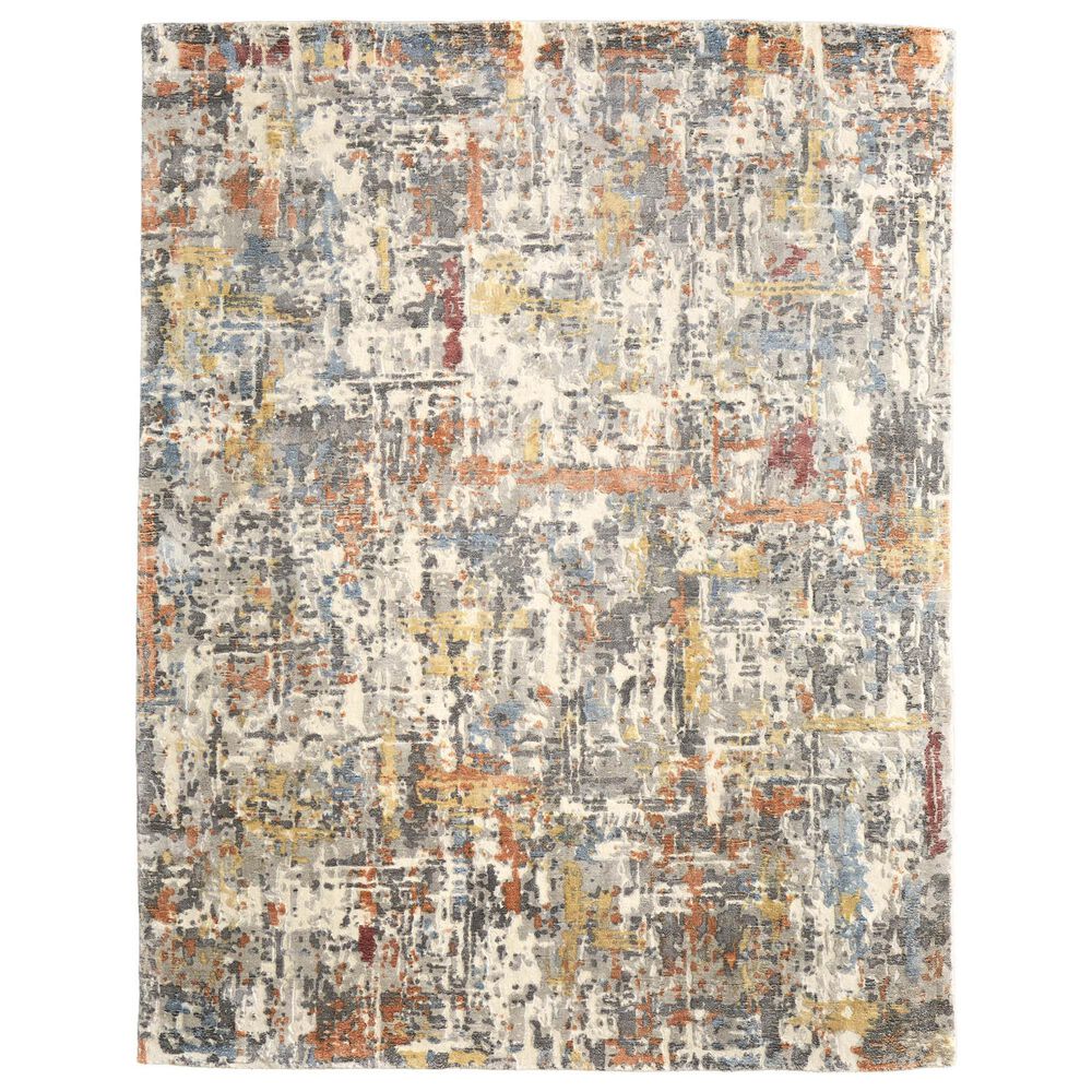 Feizy Braden Green and Multicolor 5" x 8" Area Rug, , large