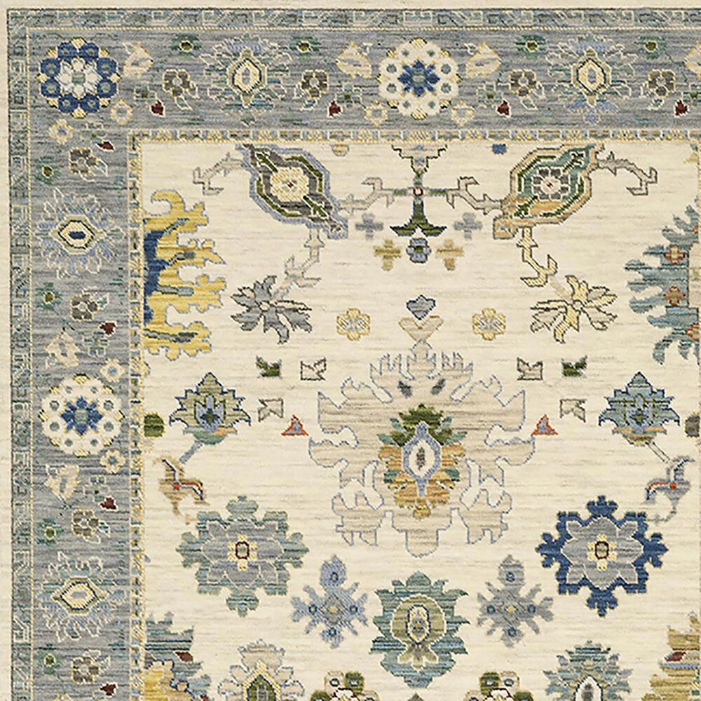 Oriental Weavers Lucca Floral Border 2&#39; x 3&#39; Ivory Area Rug, , large