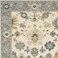 Oriental Weavers Lucca Floral Border 2" x 3" Ivory Area Rug, , large